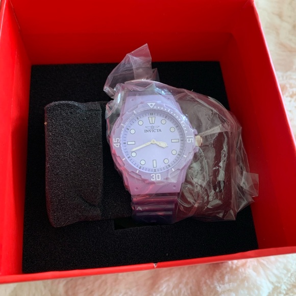 NEW Invicta Women’s Celestial Purple Watch Poly Strap - Picture 2 of 4